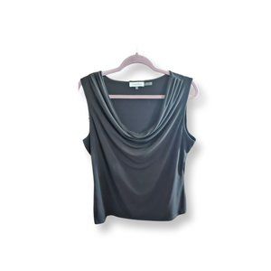 Calvin Klein Black Blouse Size XL